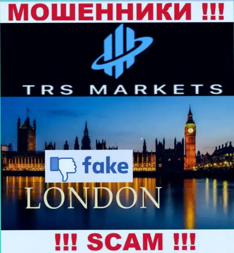 Не стоит доверять интернет-мошенникам из TRS Markets - они публикуют фейковую информацию о юрисдикции