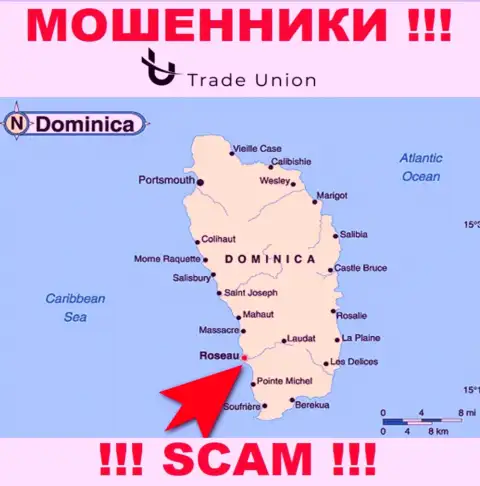 Commonwealth of Dominica - именно здесь зарегистрирована компания Трейд Юнион