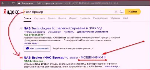 Первые две строки Яндекса - NAS Technologies Ltd кидалы!!!