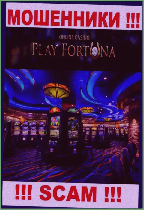 С Play Fortuna, которые промышляют в сфере Казино, не заработаете - это разводняк
