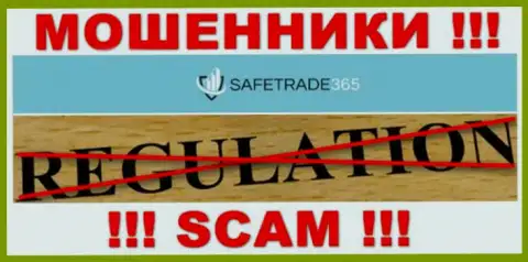 С SafeTrade 365 довольно рискованно иметь дело, поскольку у компании нет лицензии и регулятора