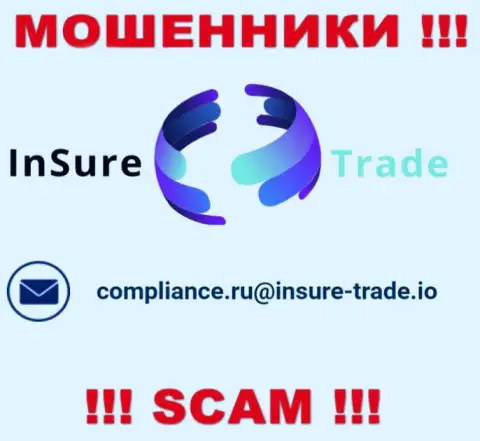 Контора Insure Trade не прячет свой адрес электронного ящика и размещает его у себя на web-портале