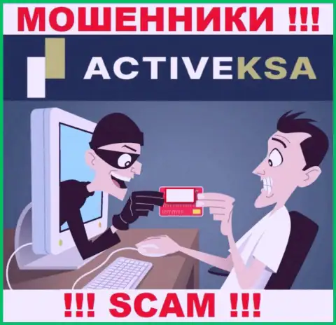 Не угодите в грязные руки к интернет шулерам Activeksa Com, ведь можете лишиться финансовых средств