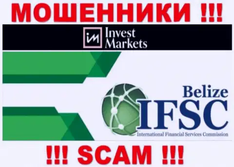 ИнвестМаркетс безнаказанно крадет денежные средства людей, поскольку его прикрывает обманщик - International Financial Services Commission