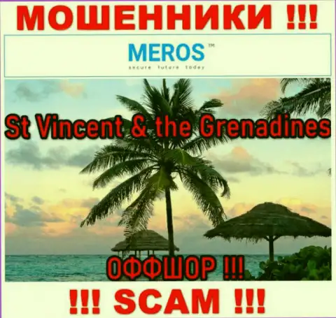 St Vincent & the Grenadines - это юридическое место регистрации организации МеросМТ Маркетс ЛЛК