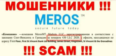 Регистрационный номер MerosMT Markets LLC возможно и ненастоящий - 430 LLC 2020