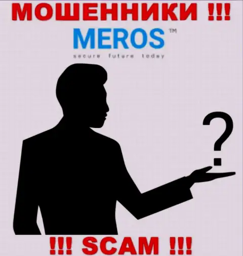 Инфы о прямых руководителях организации MerosMT Markets LLC нет - так что очень опасно связываться с указанными internet шулерами