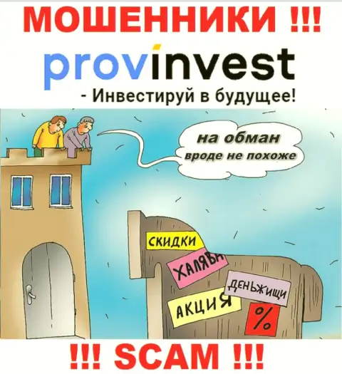 В компании ProvInvest Org Вас ждет слив и депозита и последующих финансовых вложений - МОШЕННИКИ !!!