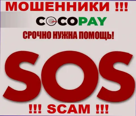 Можно попробовать забрать обратно деньги из конторы Coco-Pay Com, обращайтесь, разузнаете, как действовать