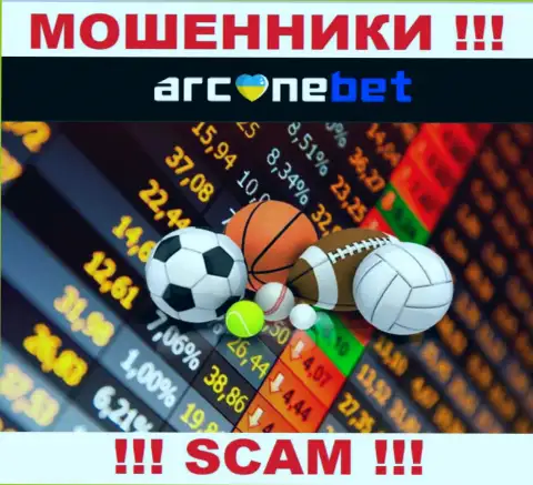 ArcaneBet Pro - это хитрые лохотронщики, тип деятельности которых - Букмекер