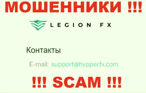 E-mail обманщиков ГипперФИкс Ком - информация с веб-сайта конторы